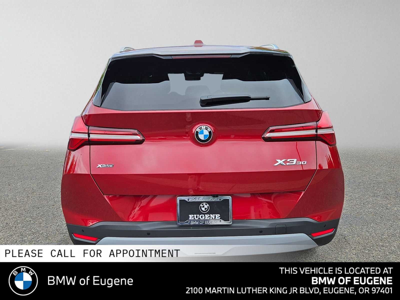 2026 BMW X3 30 xDrive — interior view