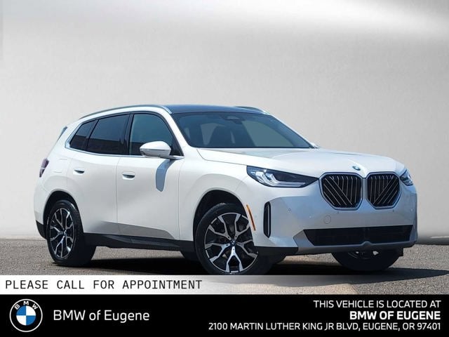 2026 BMW X3 30 xDrive 30 xDrive in Mineral White Metallic — front three-quarter view