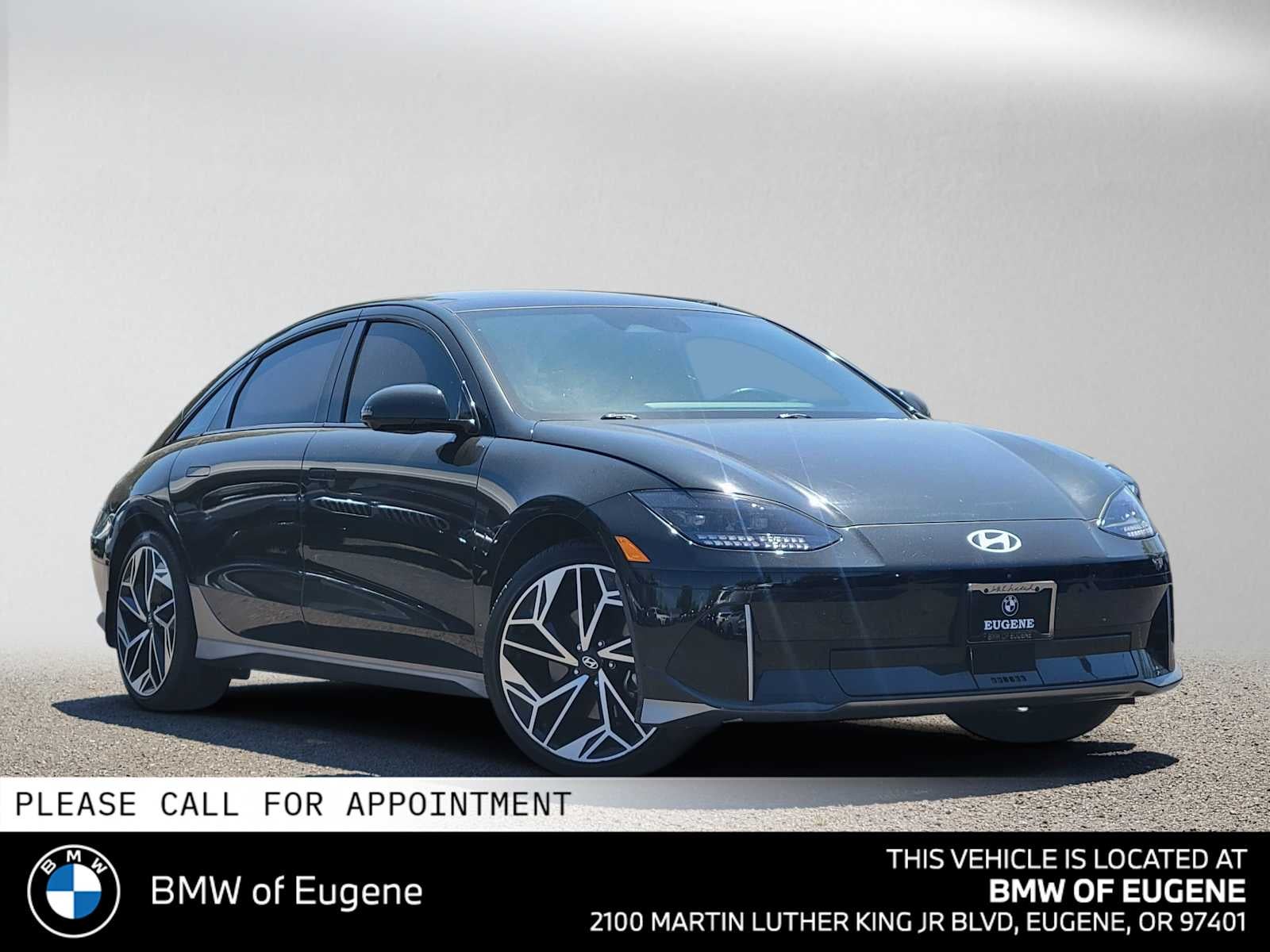 2023 Hyundai IONIQ 6 Limited in Digital Green — front three-quarter view