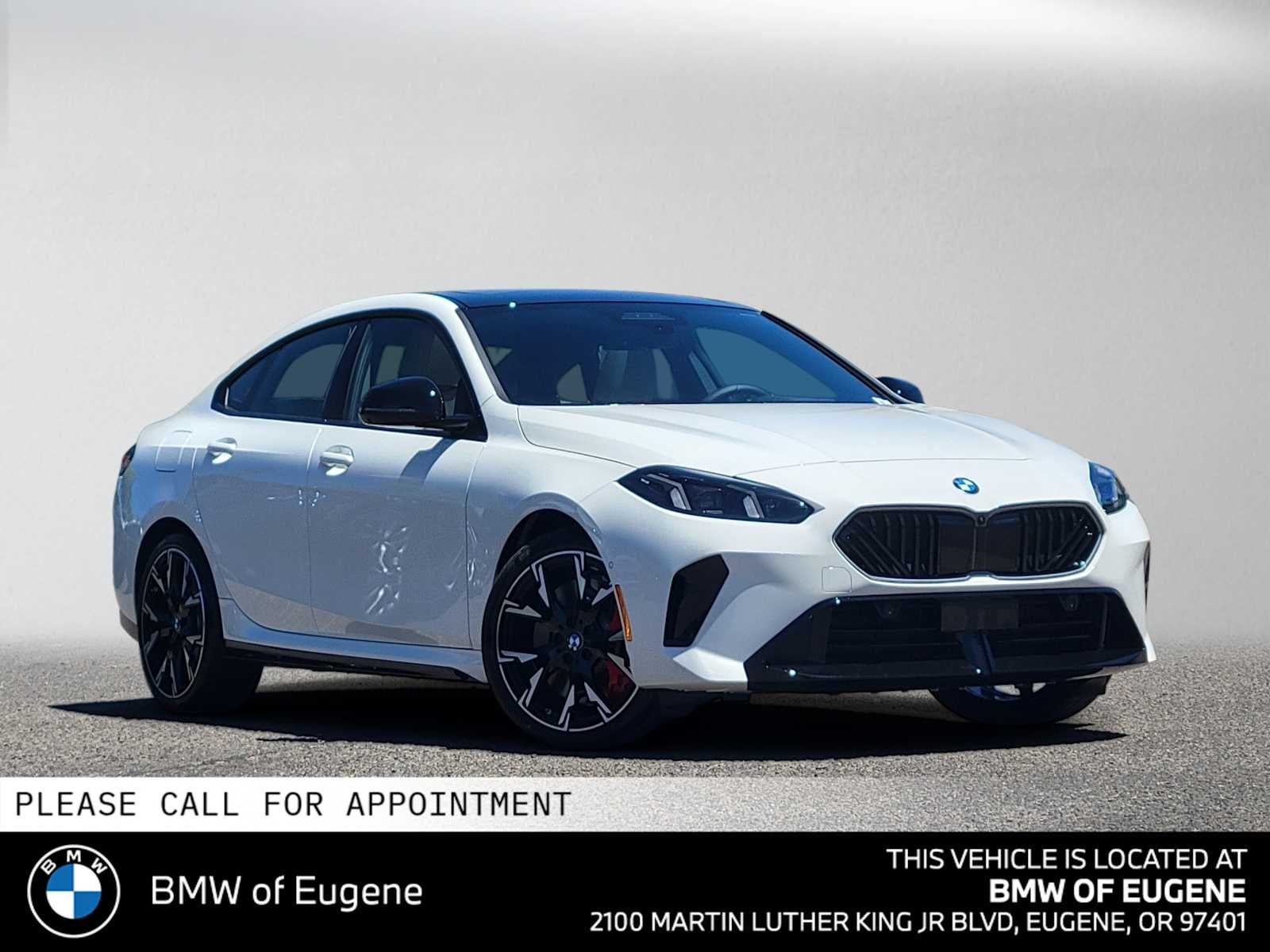 2026 BMW 228 xDrive 228 xDrive in Alpine White — front three-quarter view