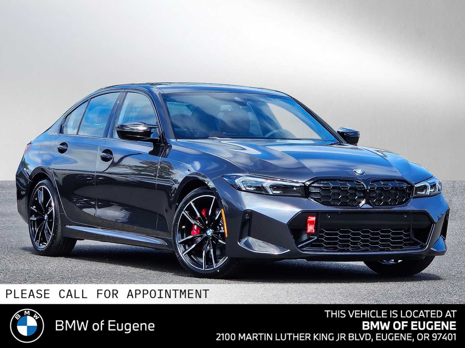 2026 BMW M340i xDrive M340i xDrive in Sparkling Graphite Metallic — front three-quarter view