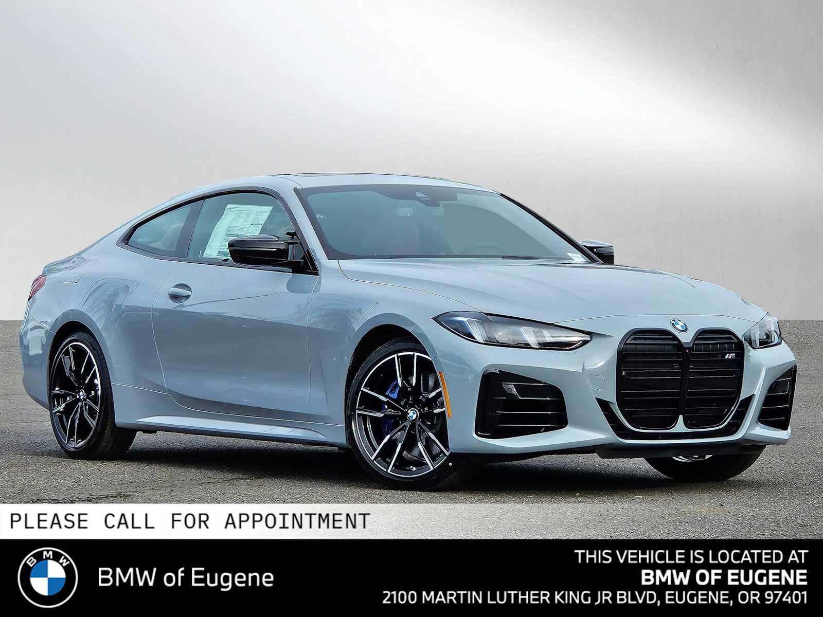 2026 BMW M440i xDrive M440i xDrive in Brooklyn Grey Metallic — front three-quarter view
