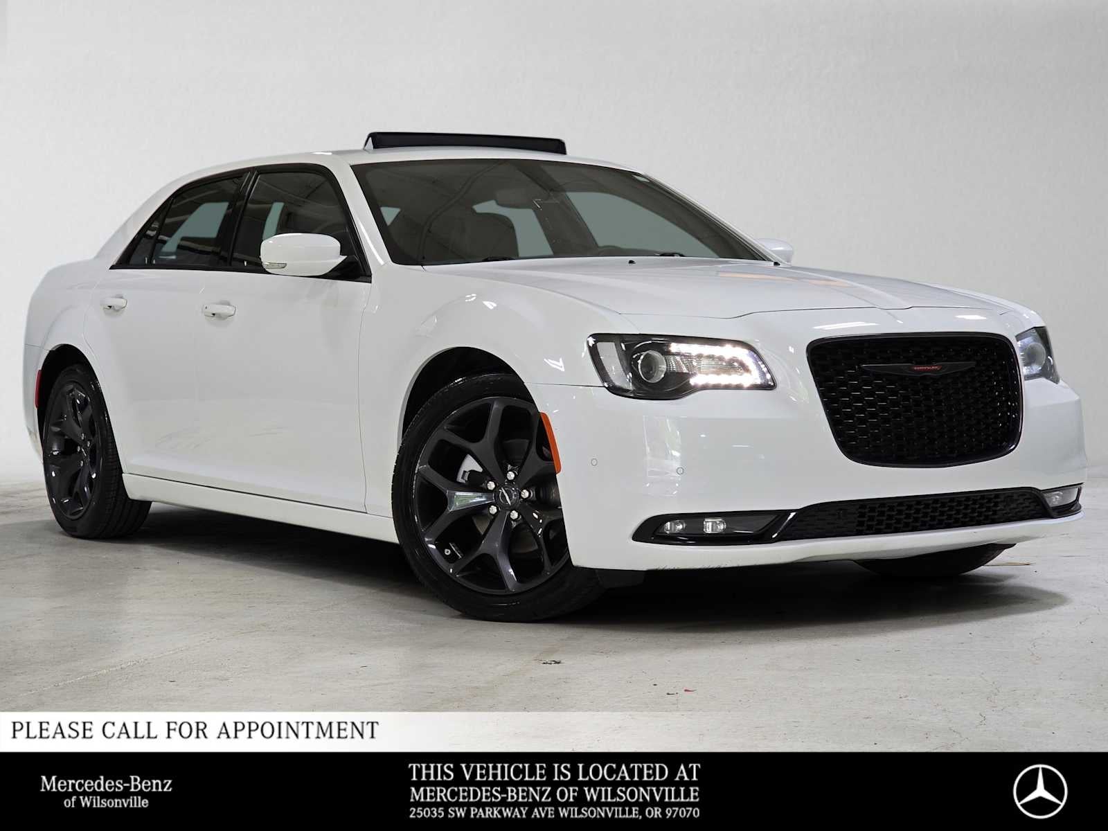 2023 Chrysler 300 300S in Bright White Clearcoat — front three-quarter view