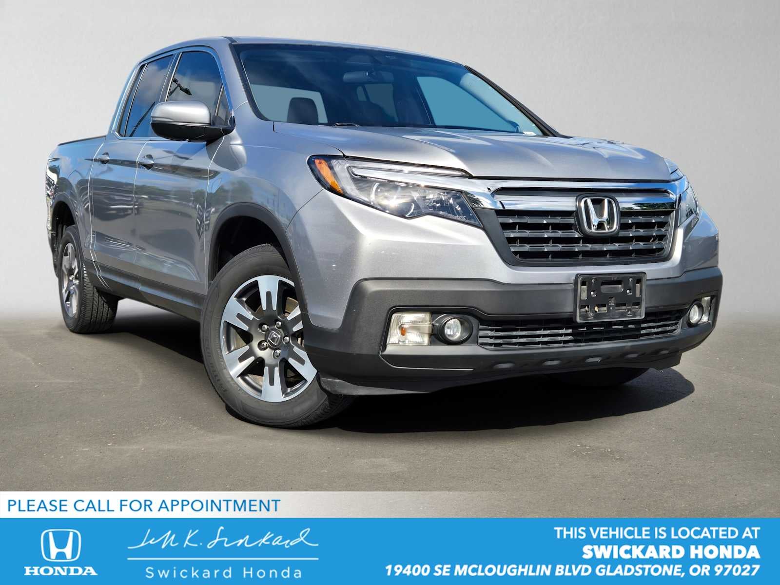 2018 Honda Ridgeline RTL in Other — front three-quarter view