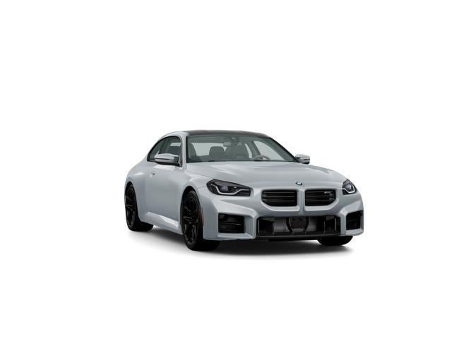2026 BMW M2 Coupe in Brooklyn Grey Metallic — front three-quarter view