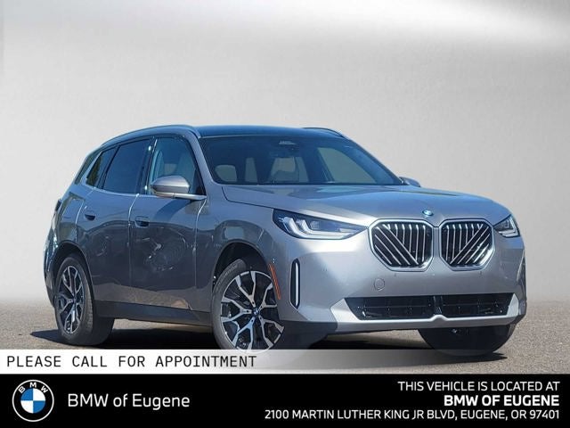 2026 BMW X3 30 xDrive in Skyscraper Grey Metallic — front three-quarter view