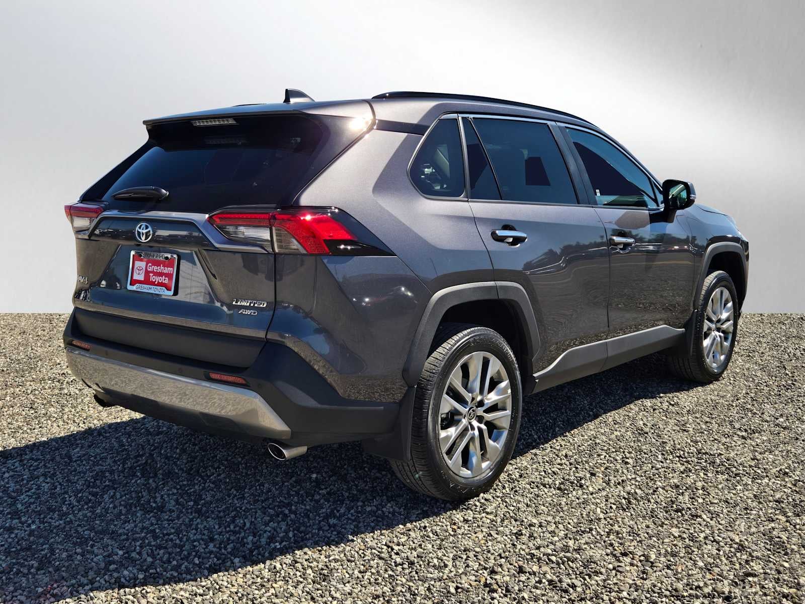 2024 Toyota RAV4 — rear three-quarter view